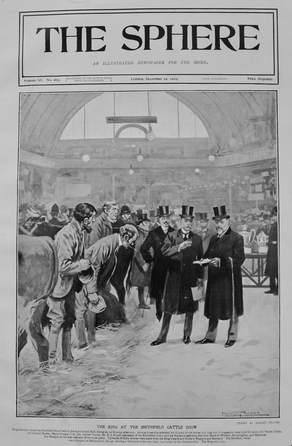 The King at the Smithfield Show. 1903