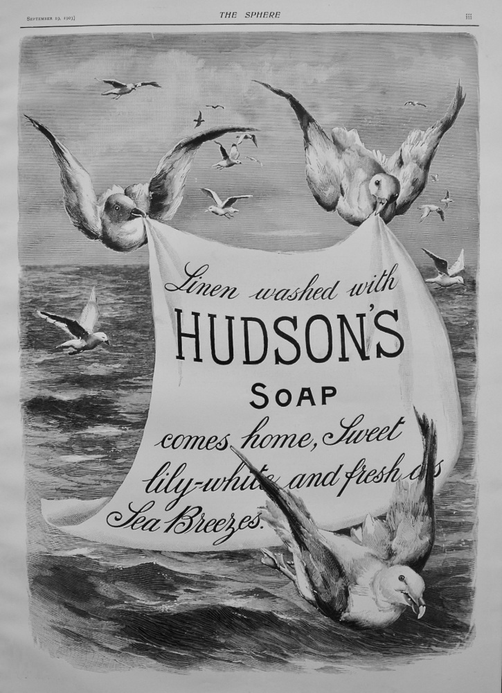 Hudson's Soap. 1903