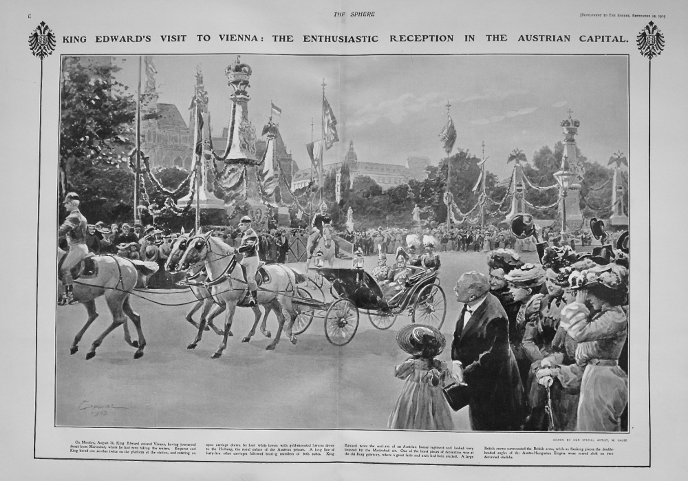 King Edward's Visit to Vienna. 1903