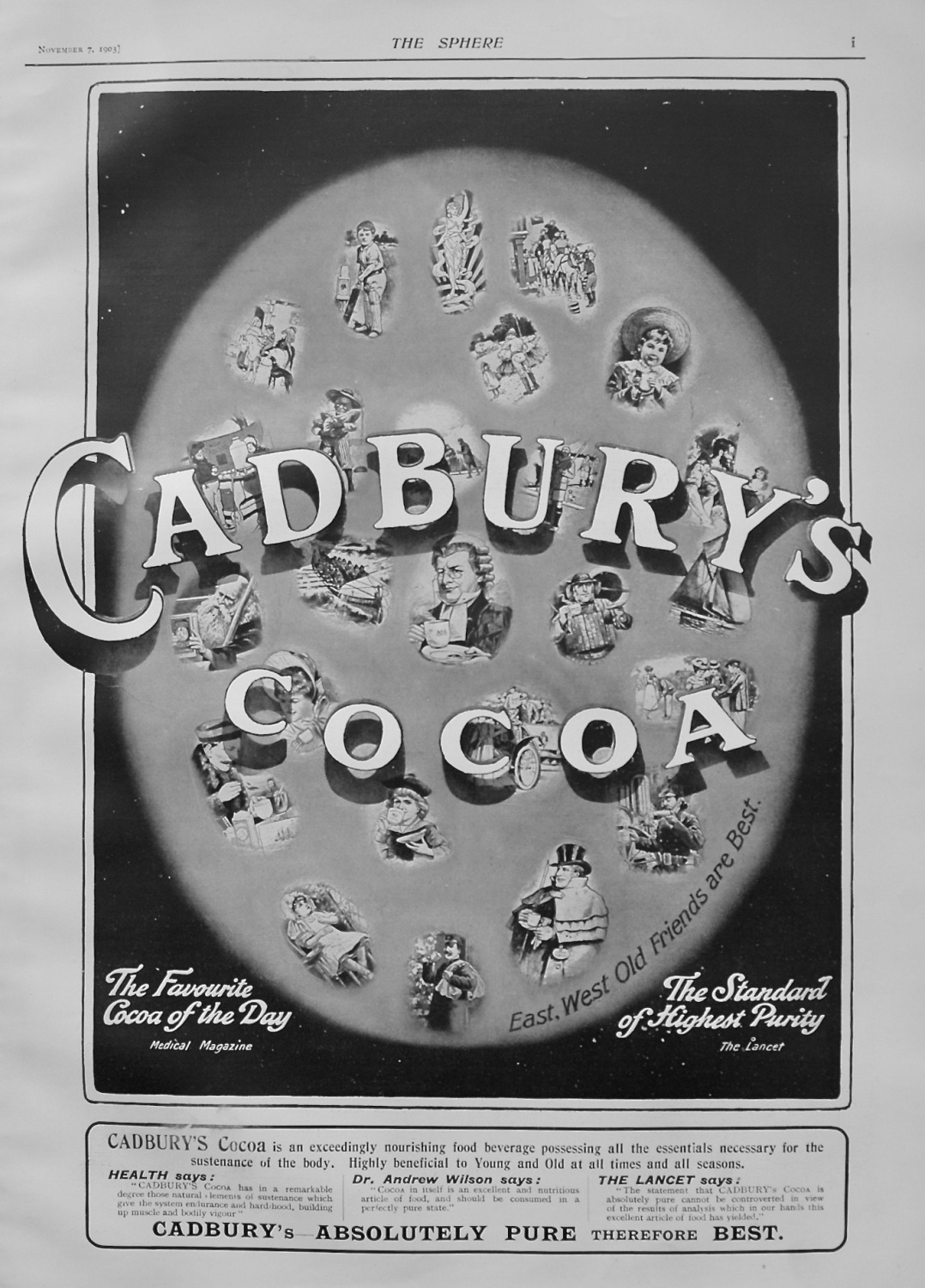 Cadbury's Cocoa. 1903