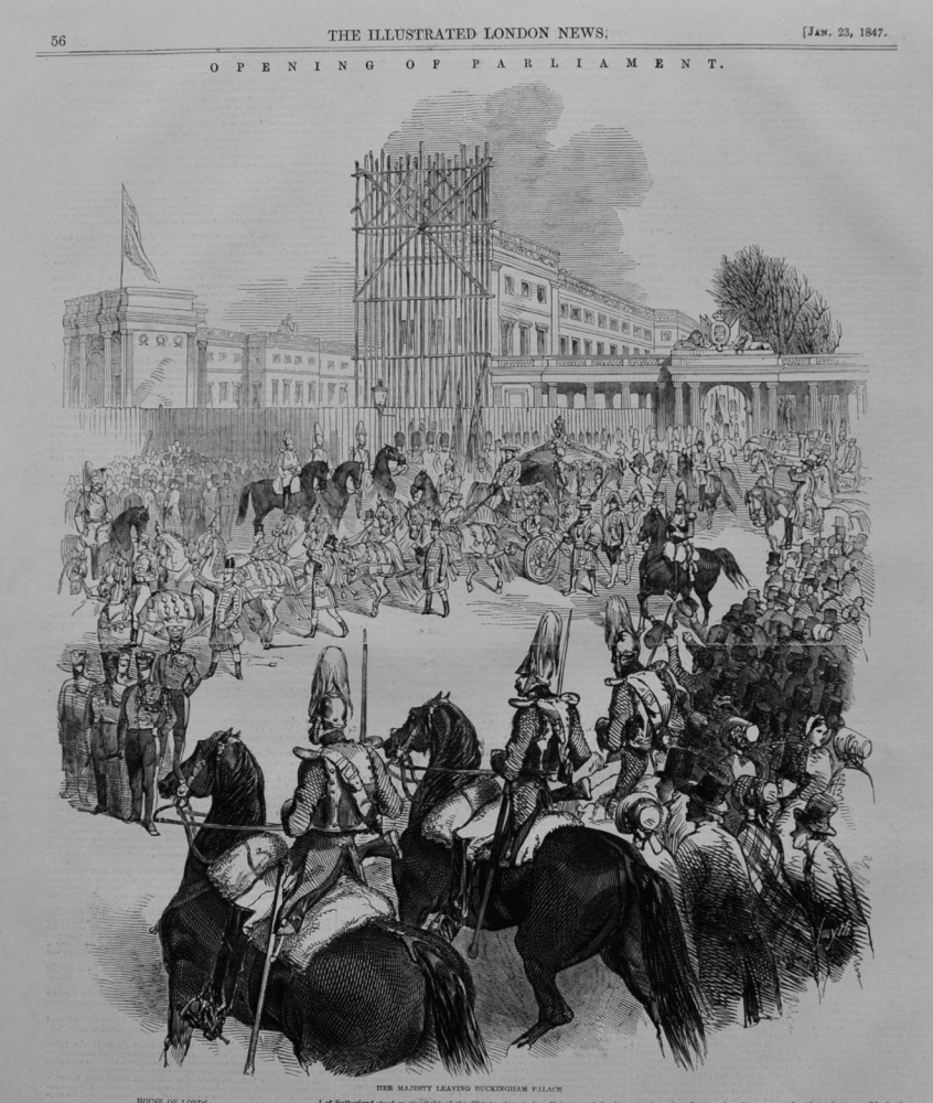 Opening of Parliament. 1847