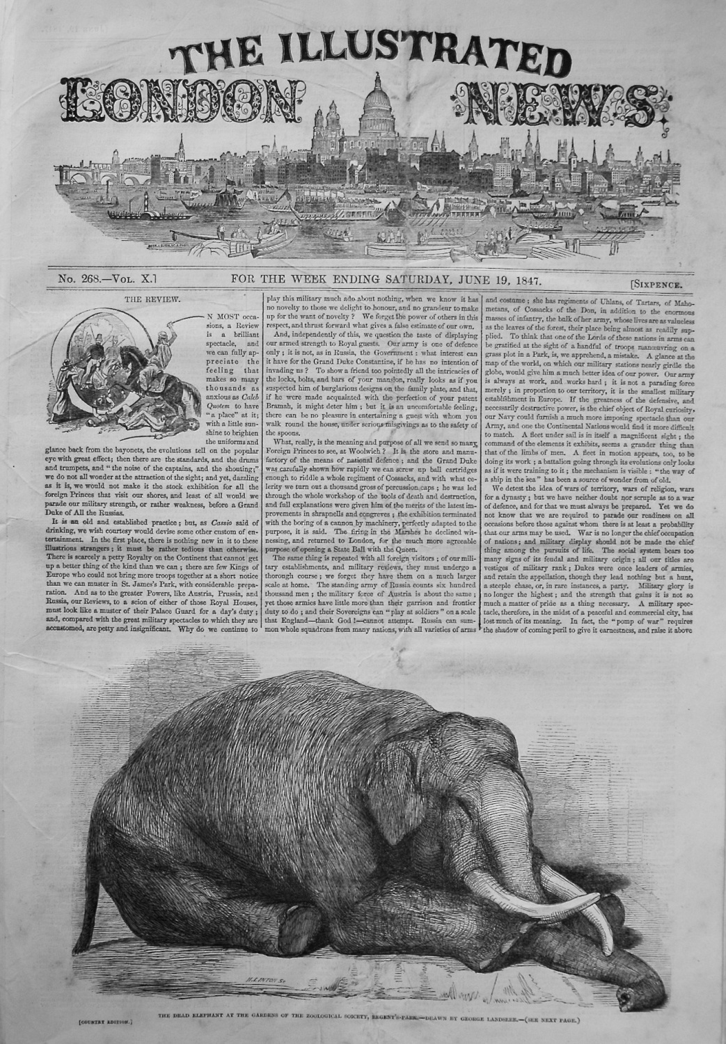 Illustrated London News. June 19th, 1847.