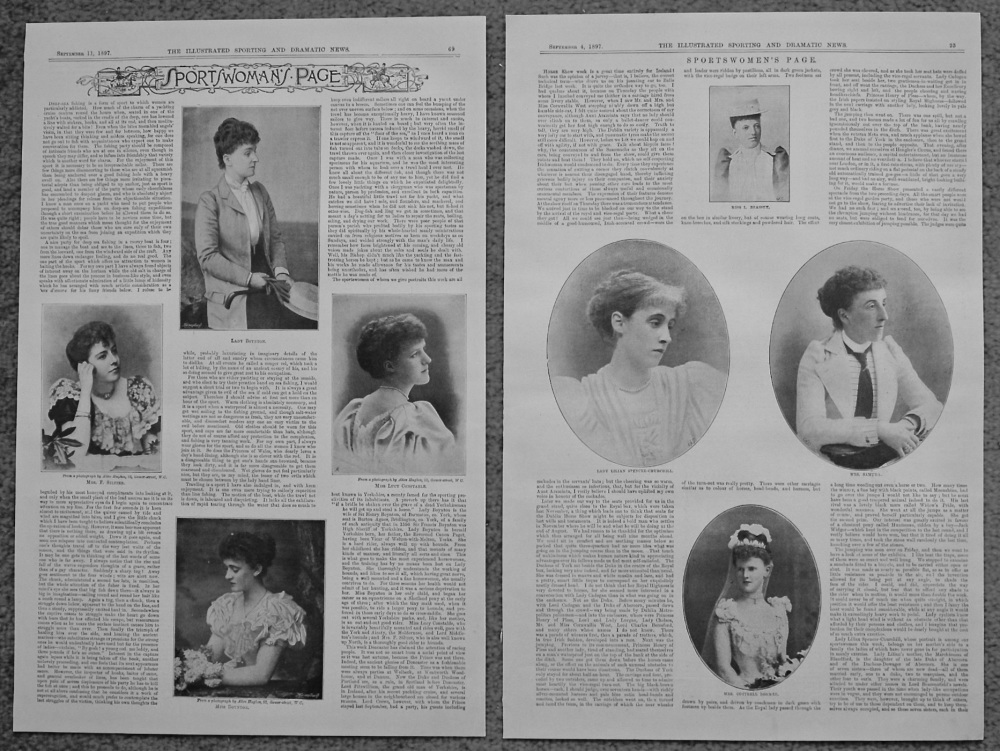 Sportswomen's Page. 1897.