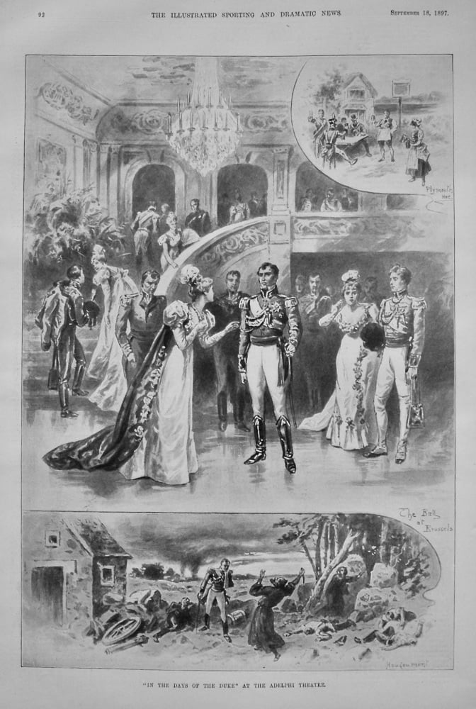 "In The Days of the Duke" at the Adelphi Theatre. 1897