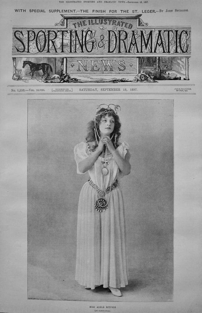 Miss Adele Ritchie (As Cleopatra). 1897