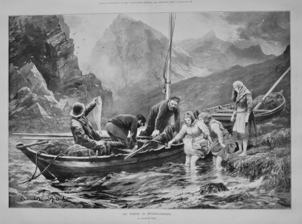 Sea Fishing in Sutherlandshire. By Lancelot Speed. 1897