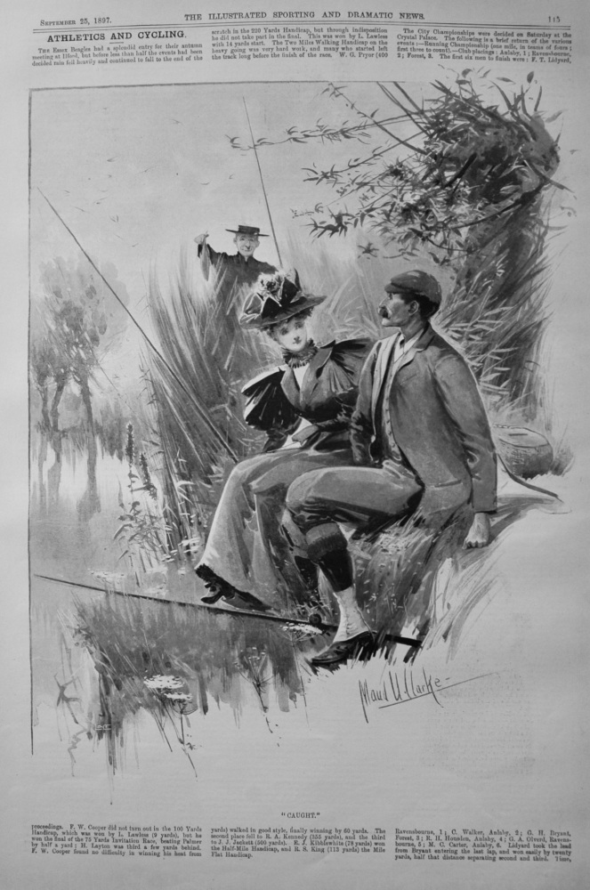 "Caught." 1897.