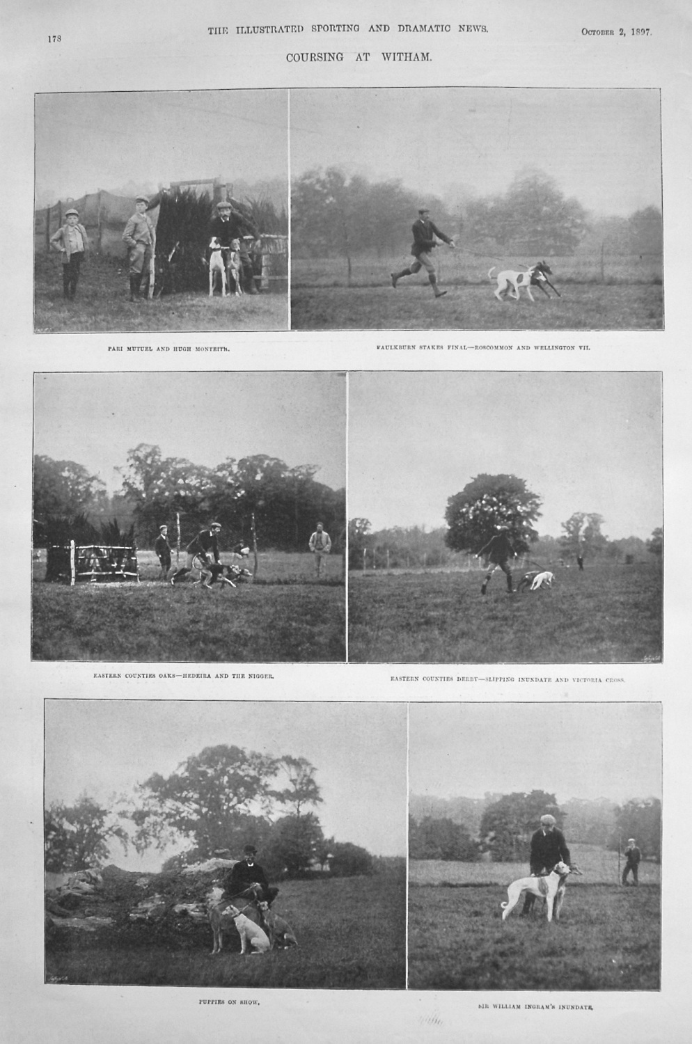 Coursing at Whitham. 1897