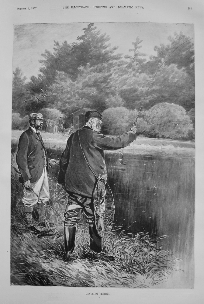 Grayling Fishing. 1897
