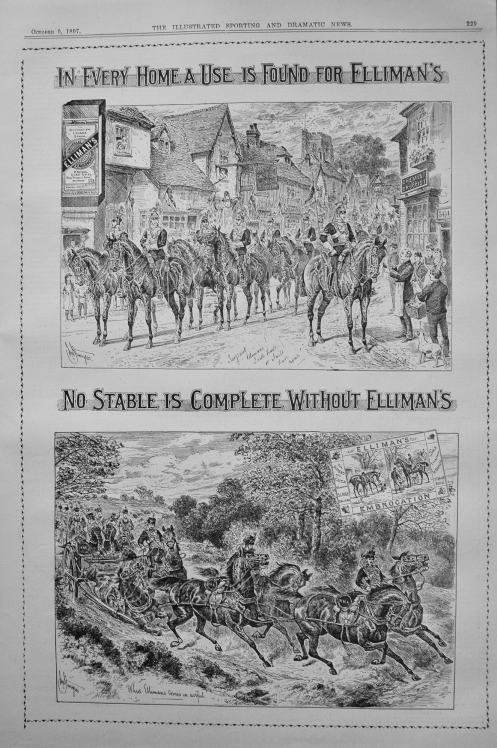 Elliman's Embrocation. 1897.