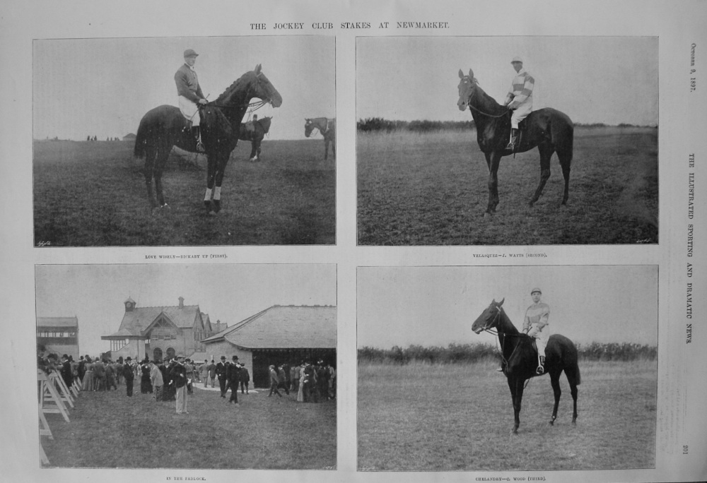 The Jockey Club Stakes at Newmarket. 1897