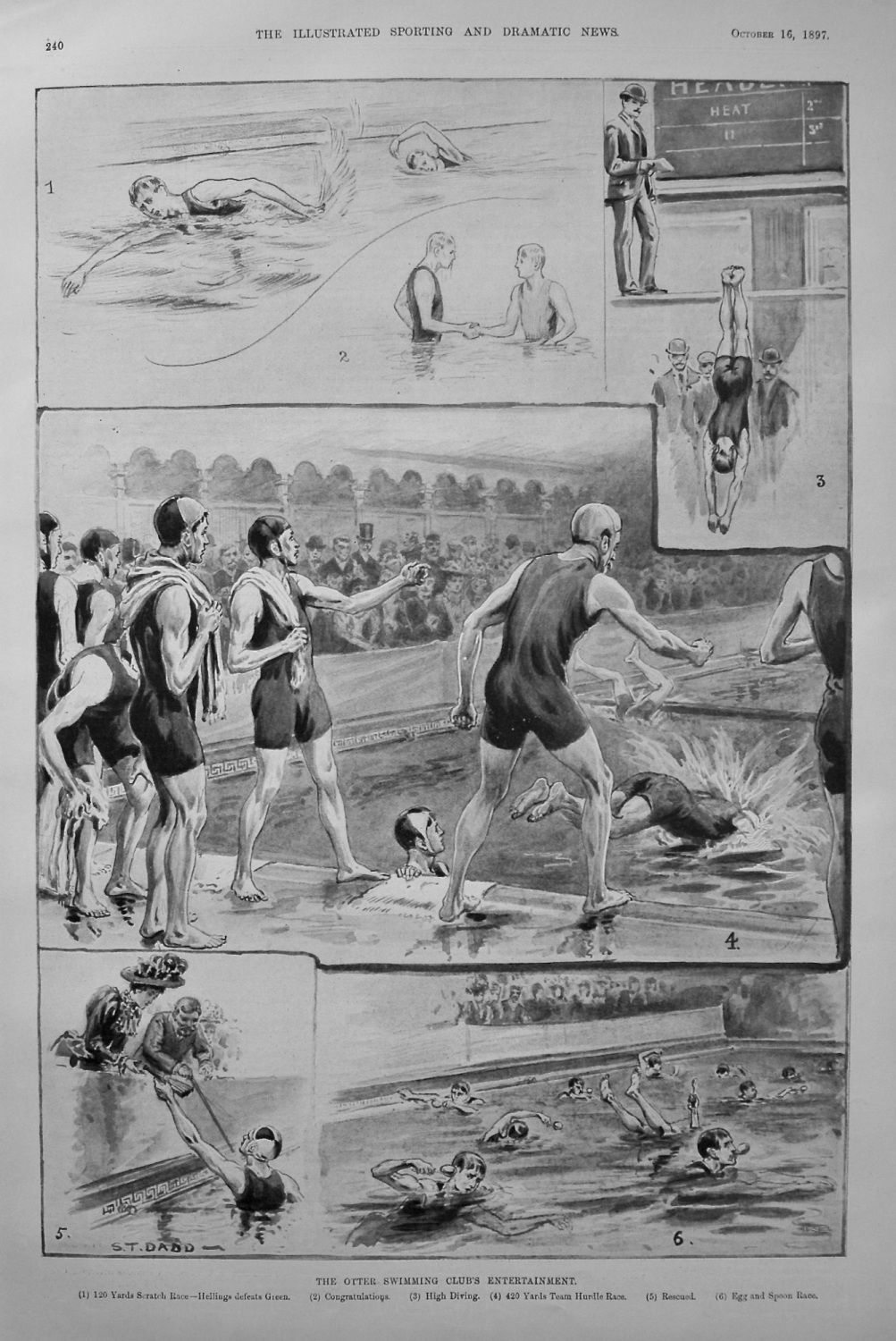 The Otter Swimming Club's Entertainment. 1897