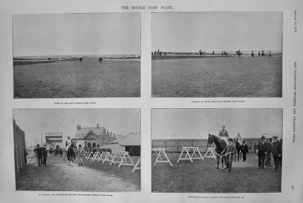 The Middle Park Plate. (Horse Racing) 1897.