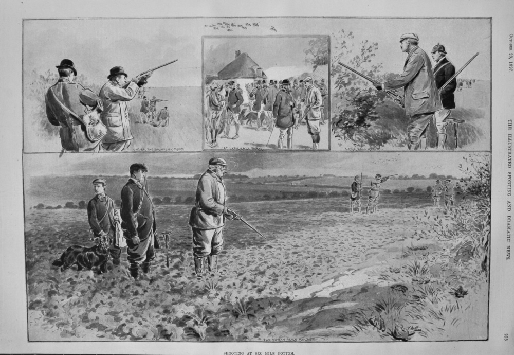 Shooting at Six Mile Bottom. 1897.