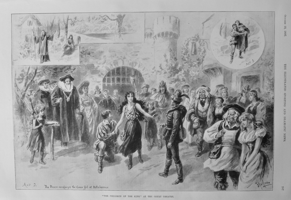 "The Children of the King" at the Court Theatre. 1897