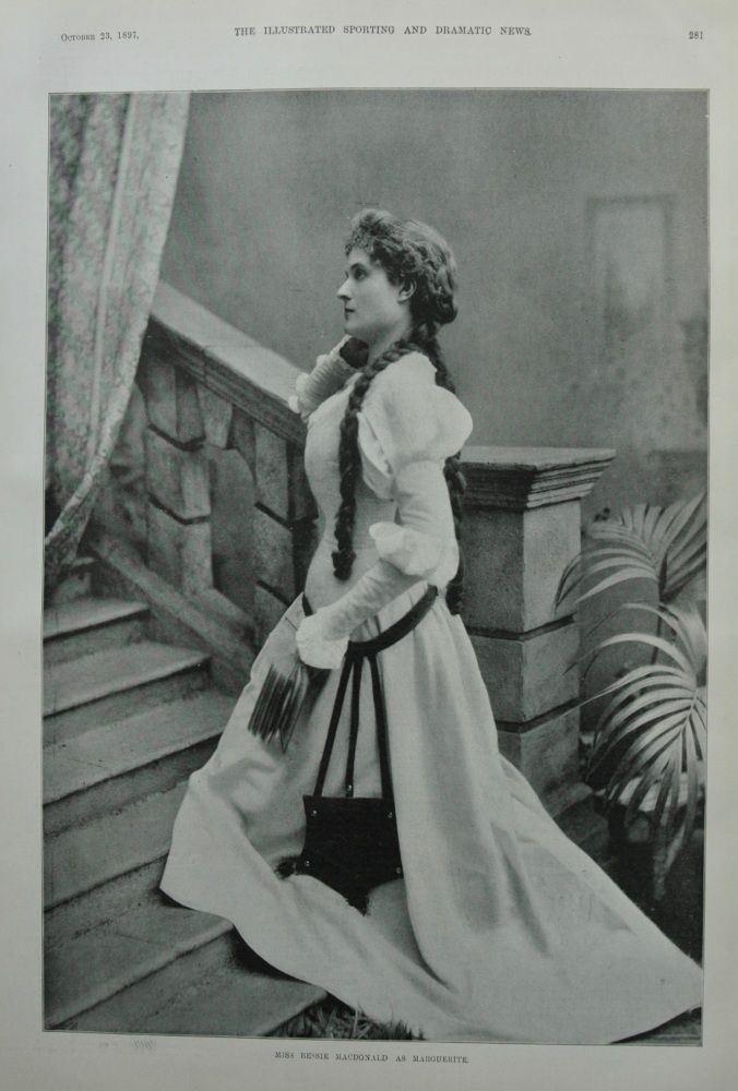 Miss Bessie Macdonald as Marguerite. 1897