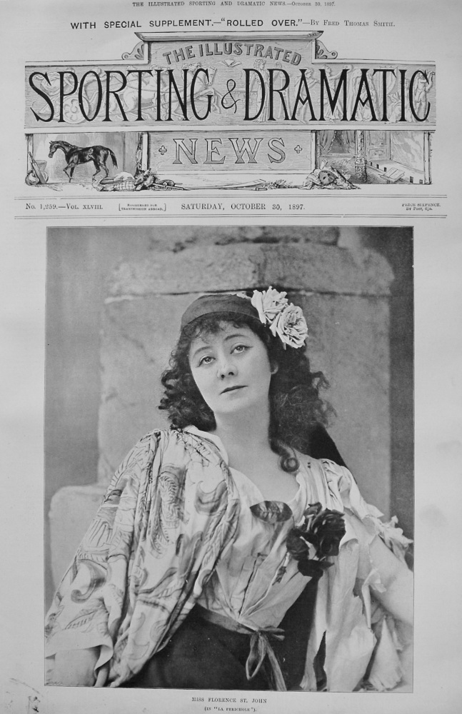 Miss Florence St. John (in "La Perichole"). 1897.