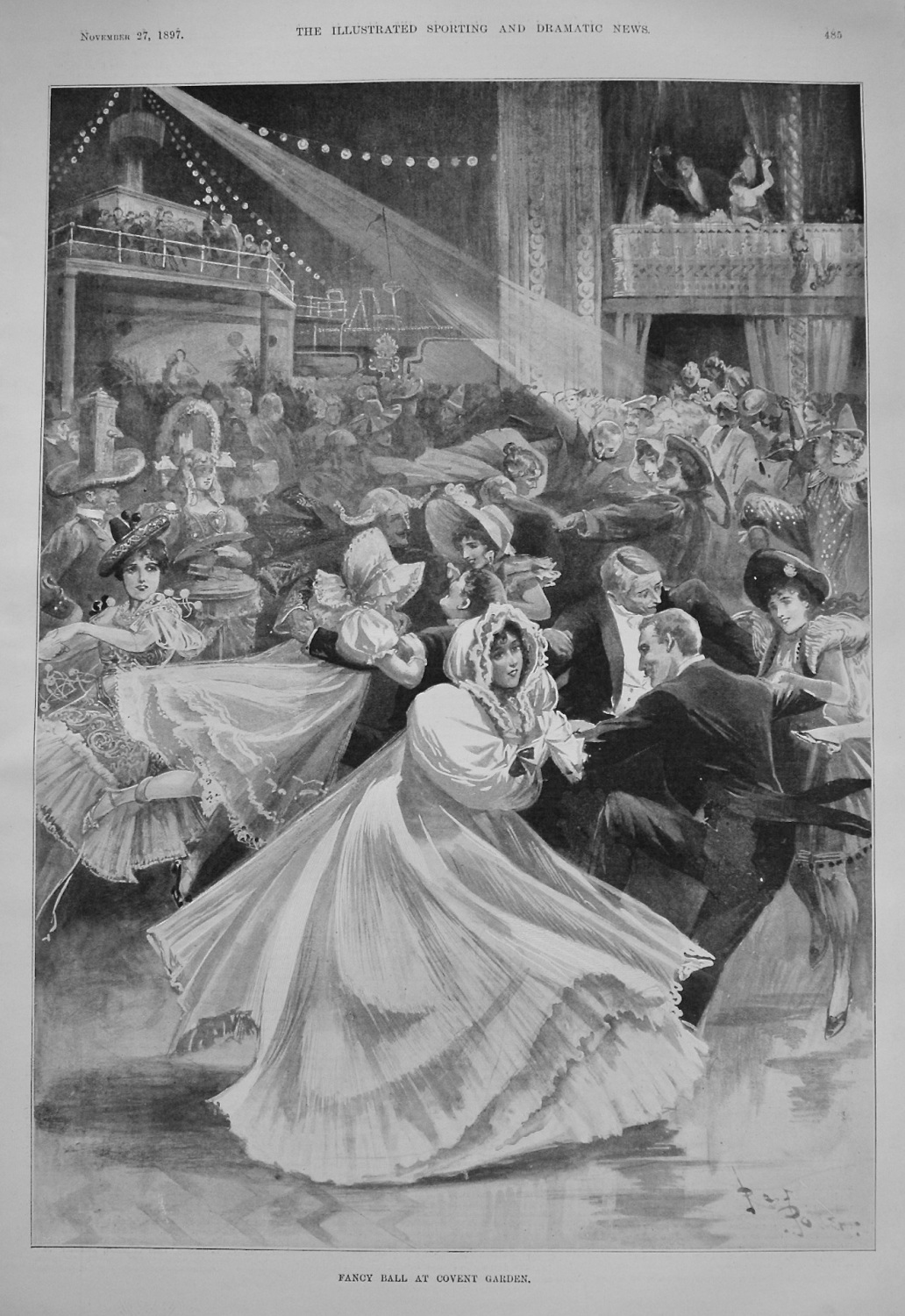 Fancy Ball at Covent Garden. 1897
