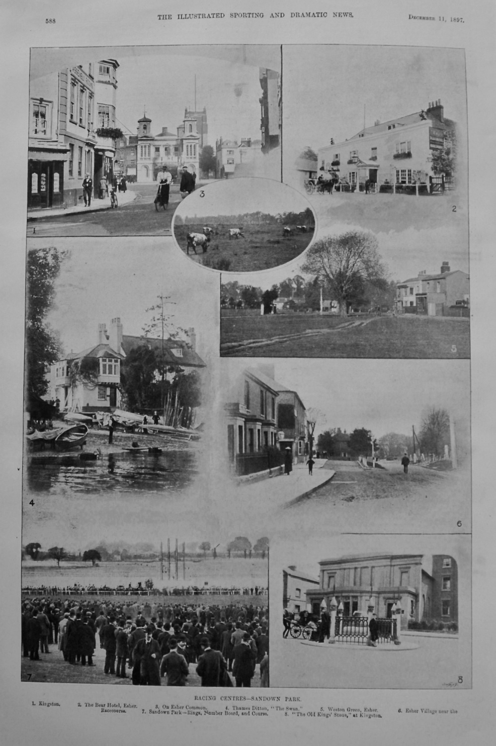 Racing Centres - Sandown Park. 1897