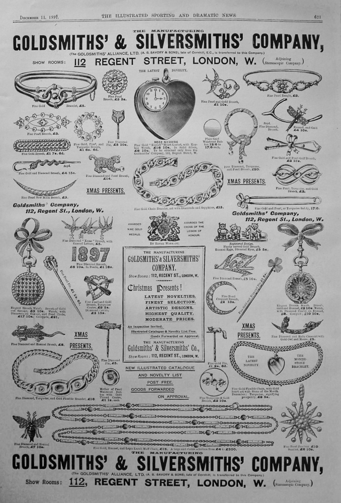 Goldsmiths' & Silversmiths' Company. 1897