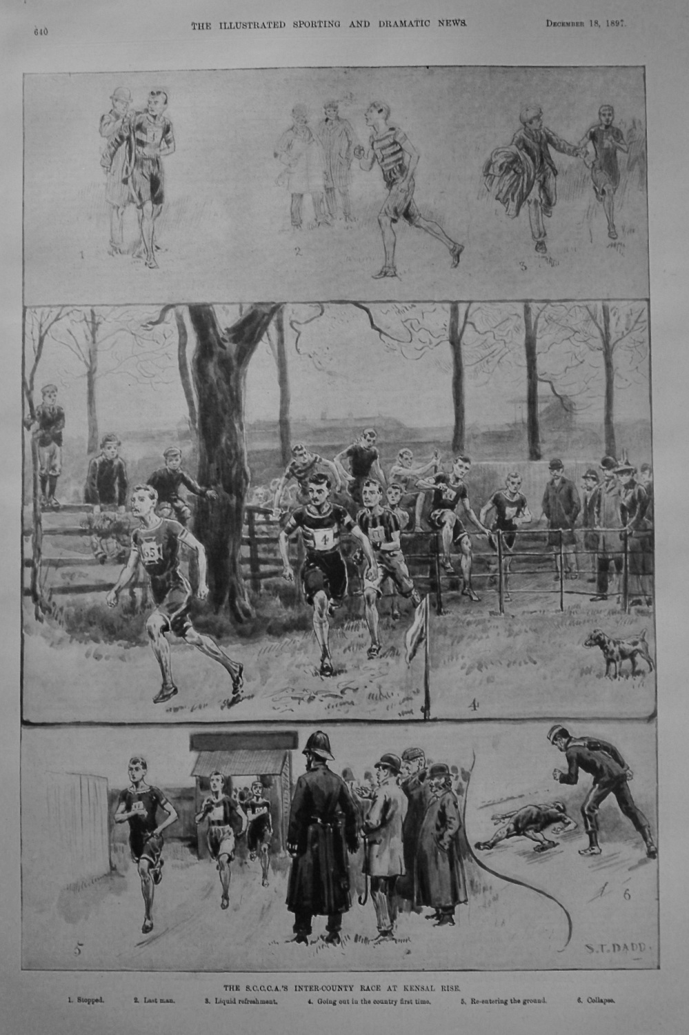 The S.C.C.C.A.'S Inter-County Race at Kensal Rise. 1897.