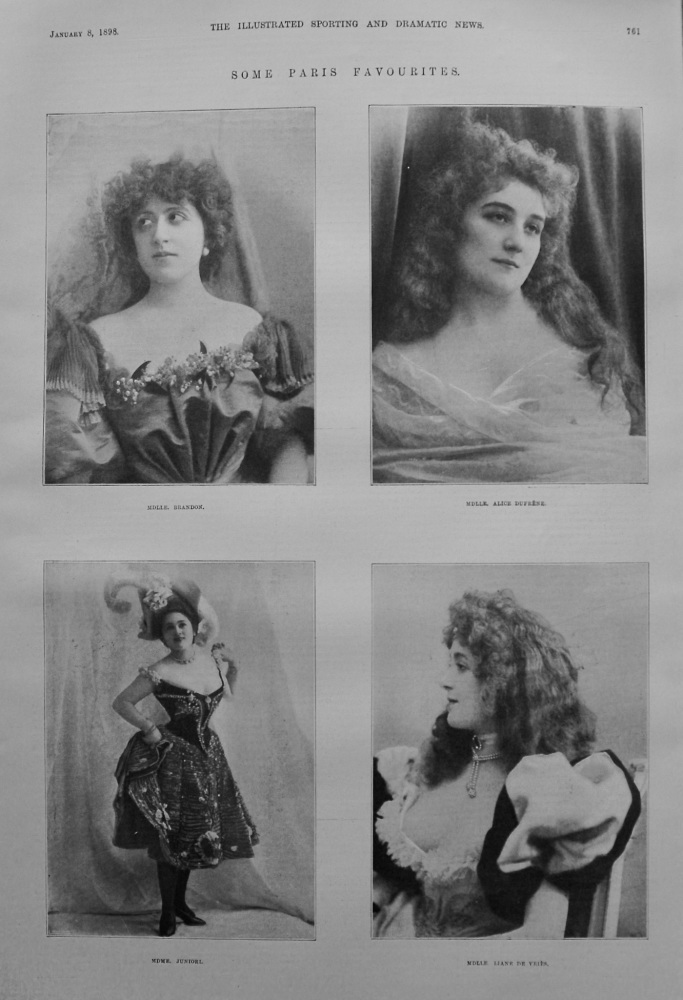 Some Paris Favourites. 1898.
