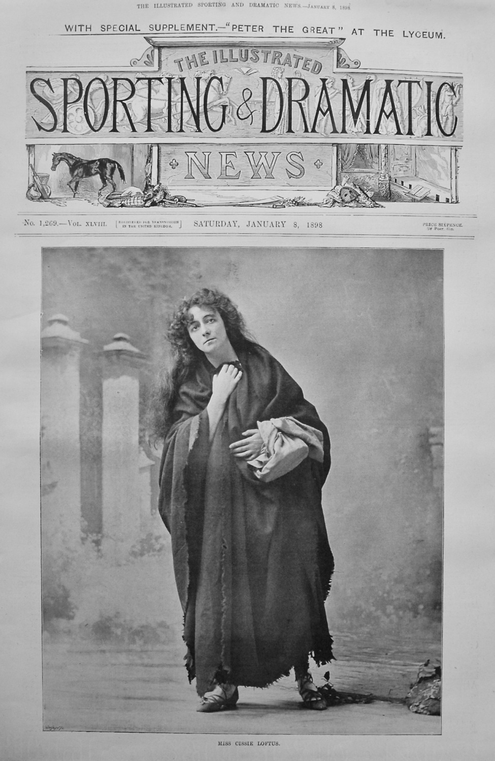 Miss Cissie Loftus. 1898.