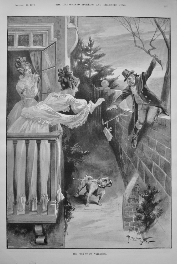 The Fate of St. Valentine. 1898