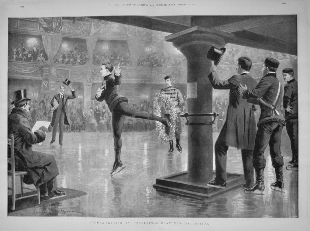 Figure-Skating at Hengler's-Grenander's Exhibition. 1898