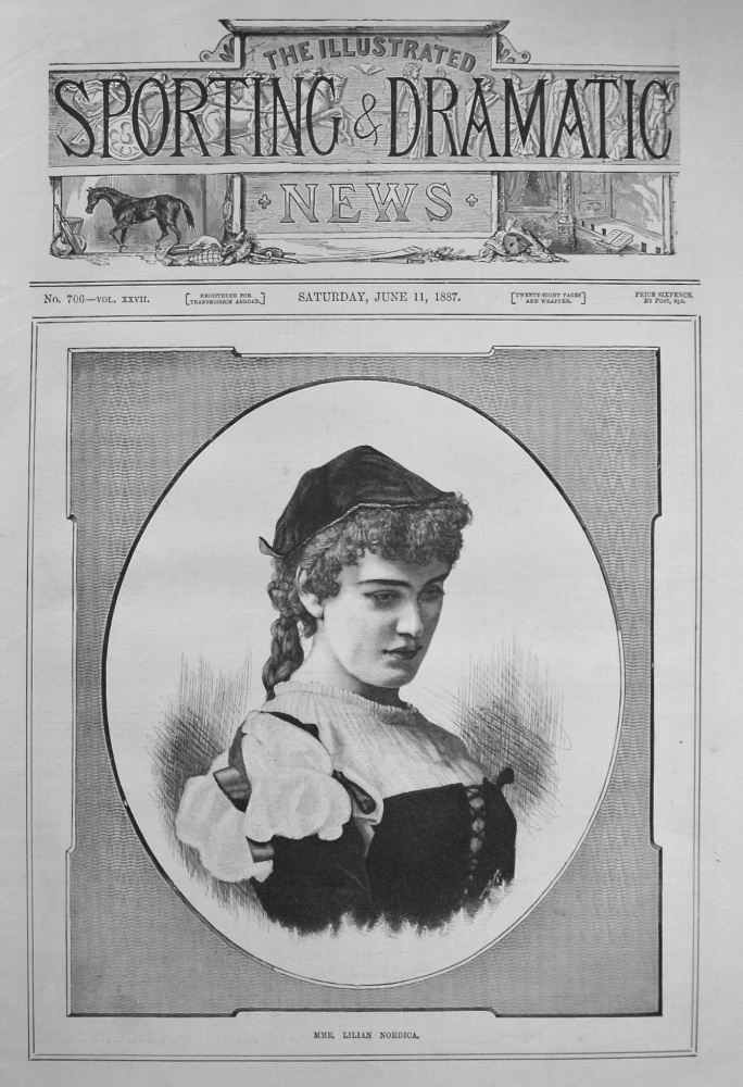 Mme. Lilian Nordica. 1887