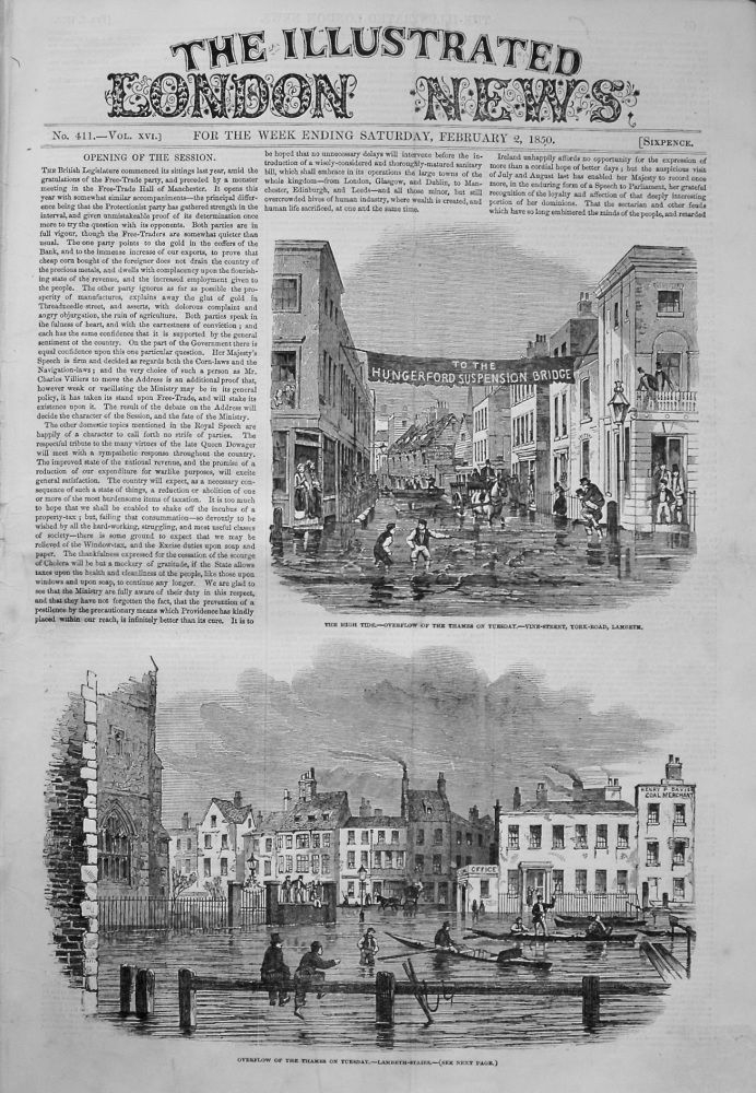 Illustrated London News, February 2nd 1850.