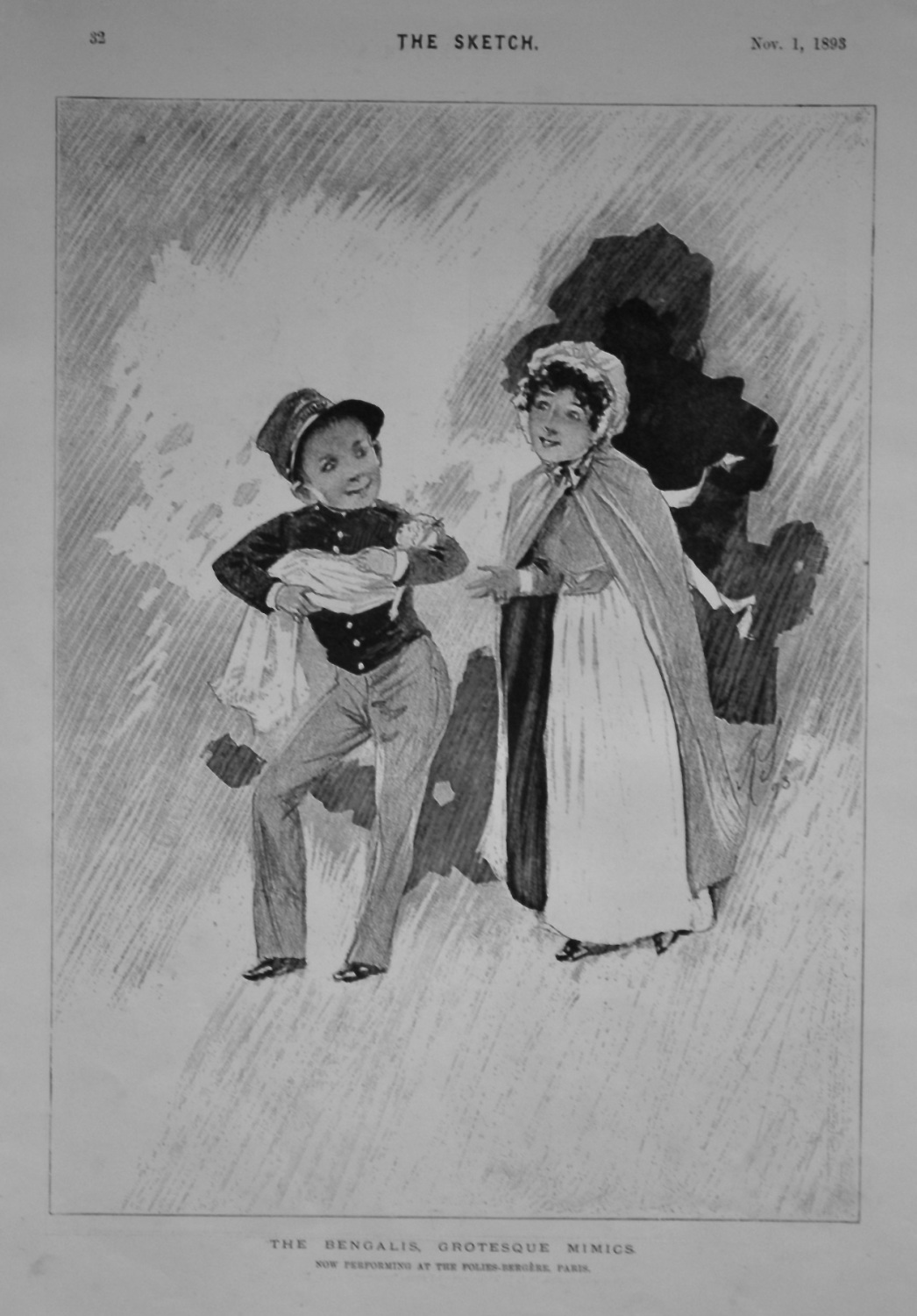 The Bengalis, Grotesque Mimics. 1893.