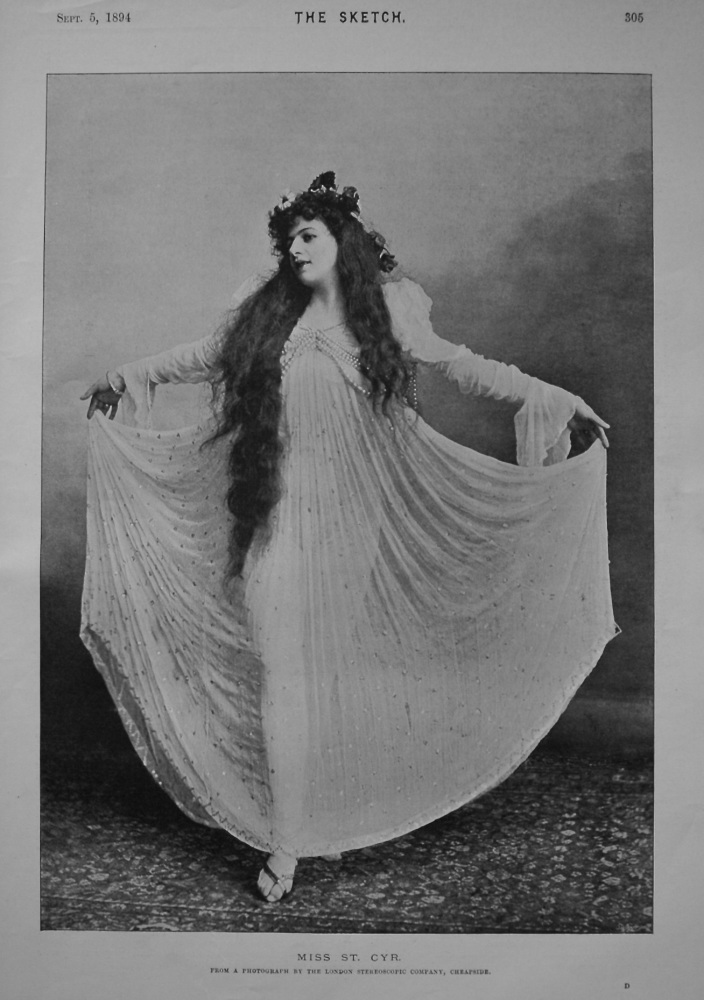 Miss St. Cyr. 1894.