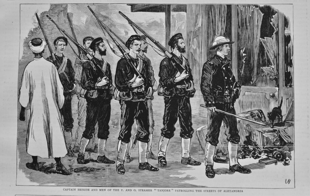 Captain Briscoe and Men of the P. and O. Steamer 