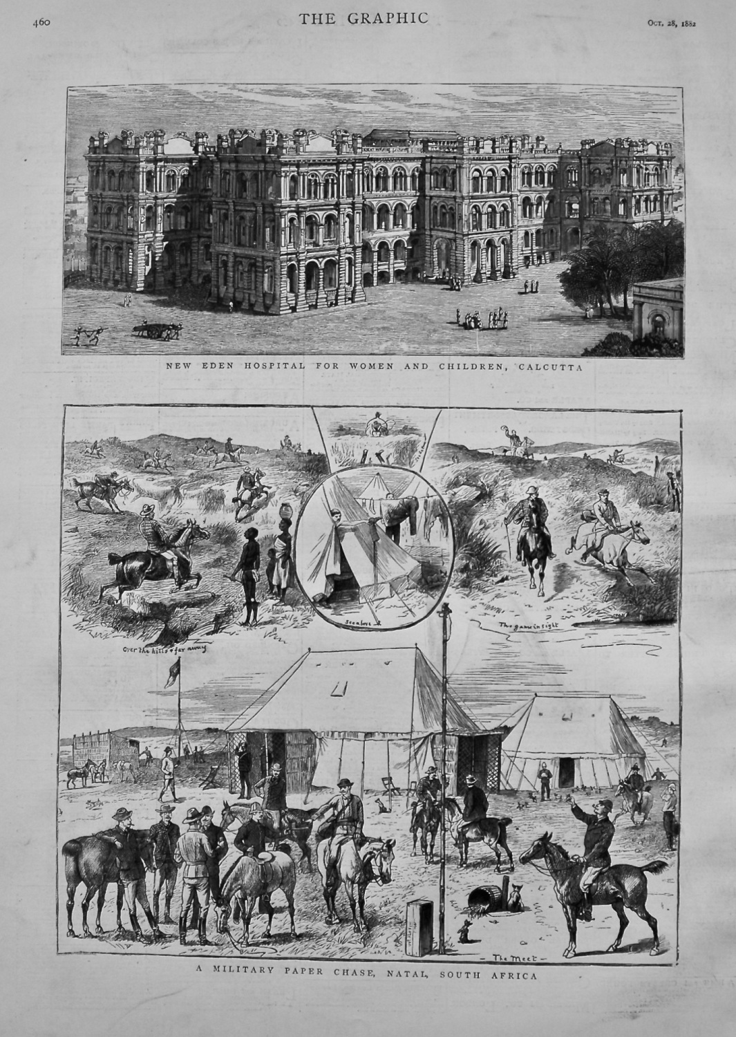 New Eden Hospital For Women and Children, Calcutta. 1882