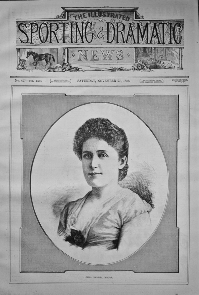 Miss Bertha Moore. 1886