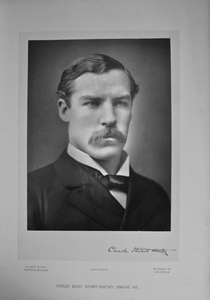 Charles Beilby Stuart-Wortley, Esquire, Q.C. 1894c.