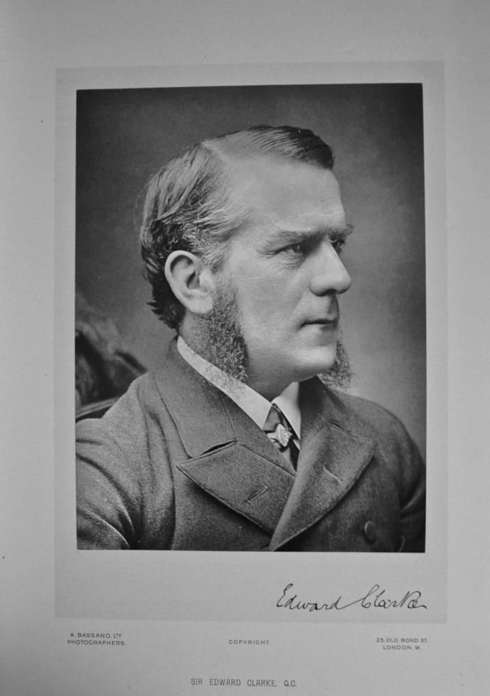 Sir Edward Clarke, Q.C. 1894.