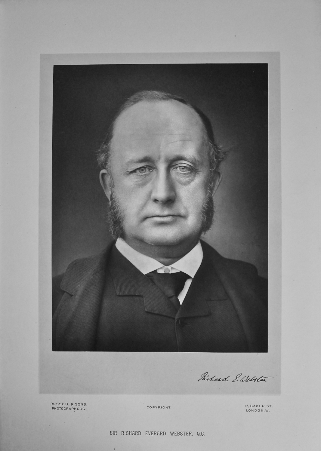 Sir Richard Everard Webster, Q.C. 1894c.