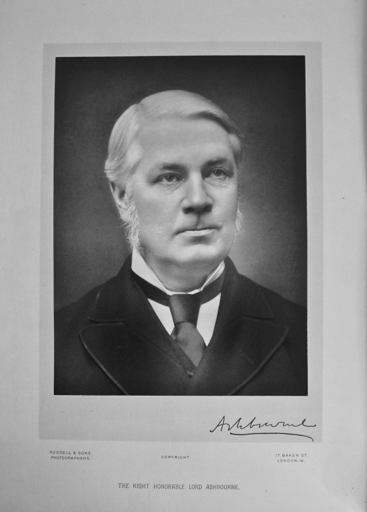 The Right Honourable Lord Ashbourne. 1894c.