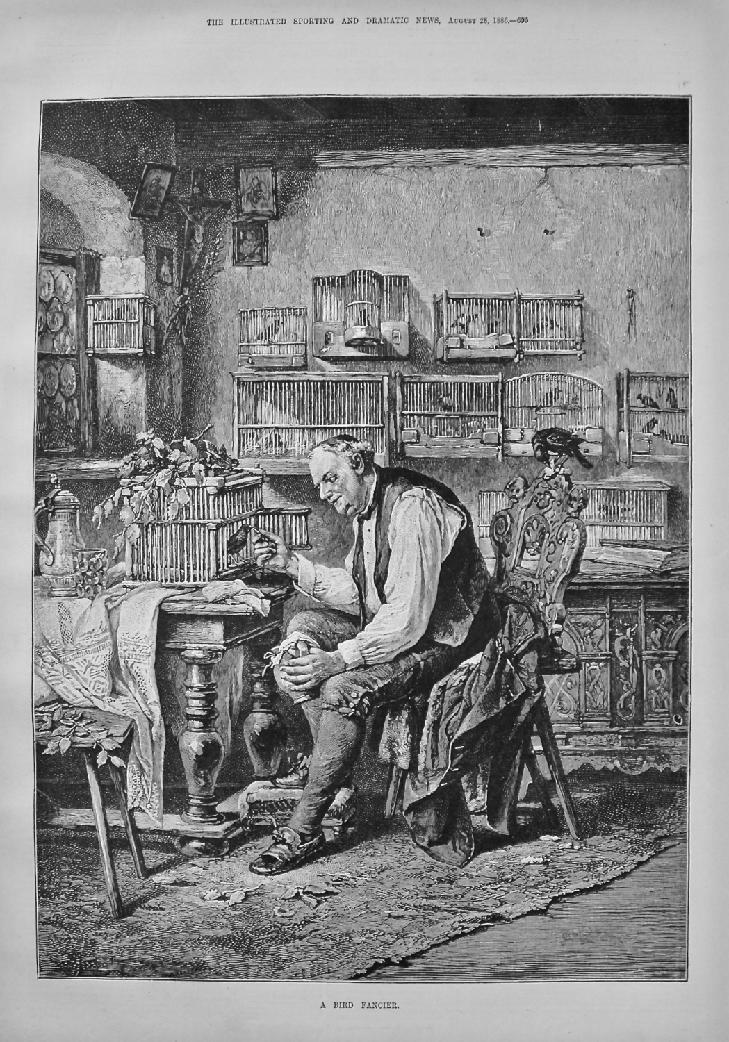 A Bird Fancier. 1886