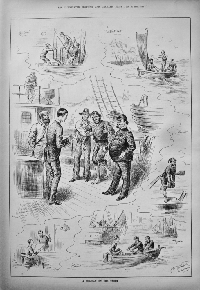 A Holiday On The Tagus. 1886