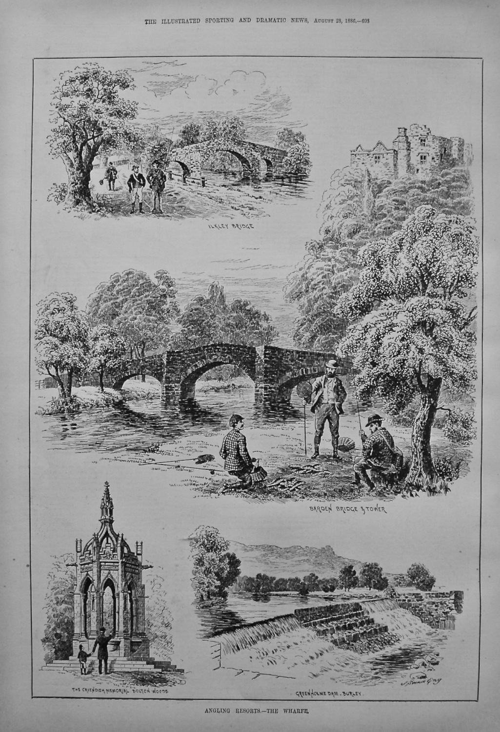 Angling Resorts.- The Wharfe. 1886