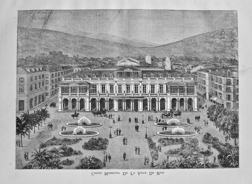 Casino Municipal De La Ville De Nice. 1882