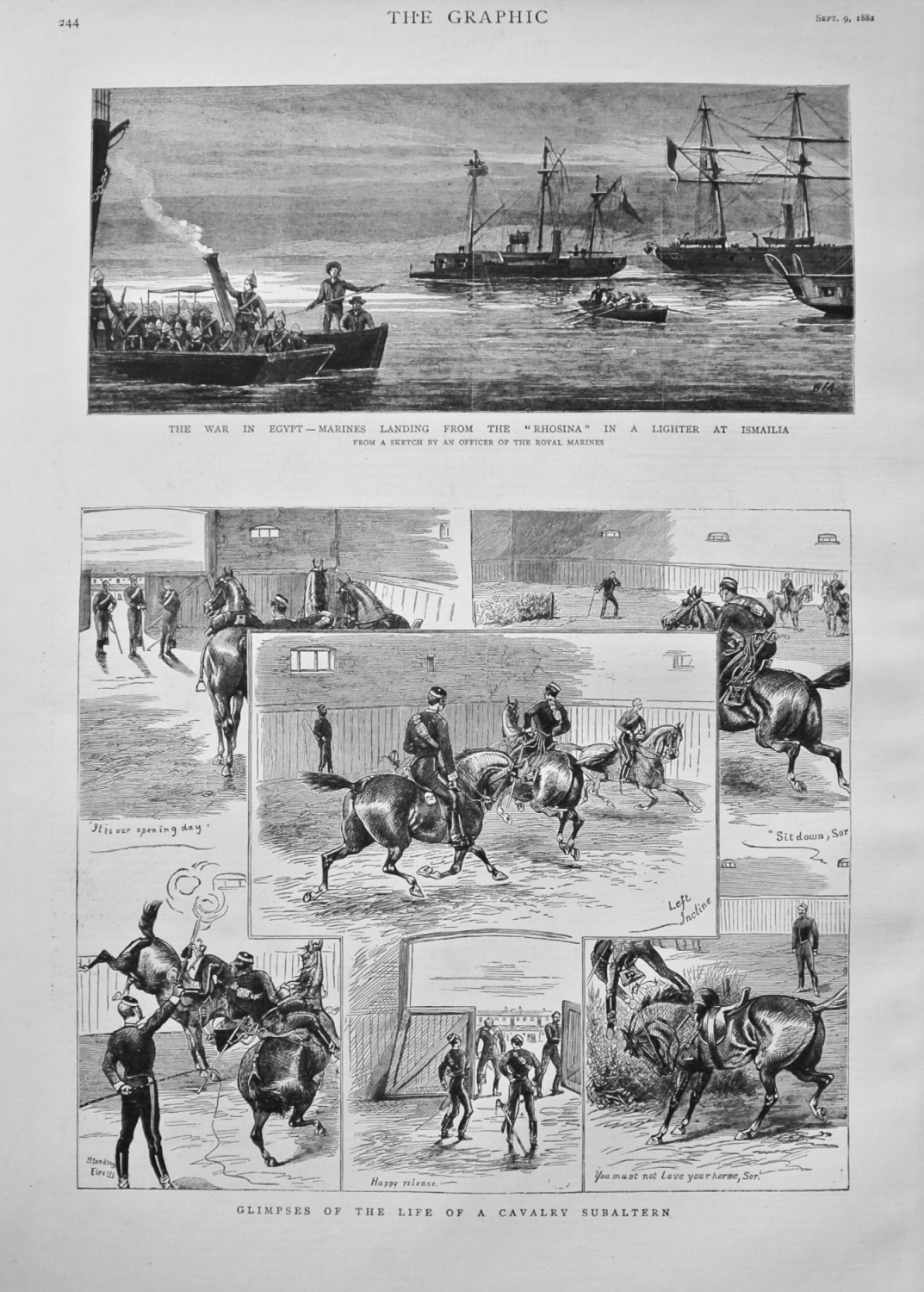 Glimpses of the Life of a Cavalry Subaltern. 1882