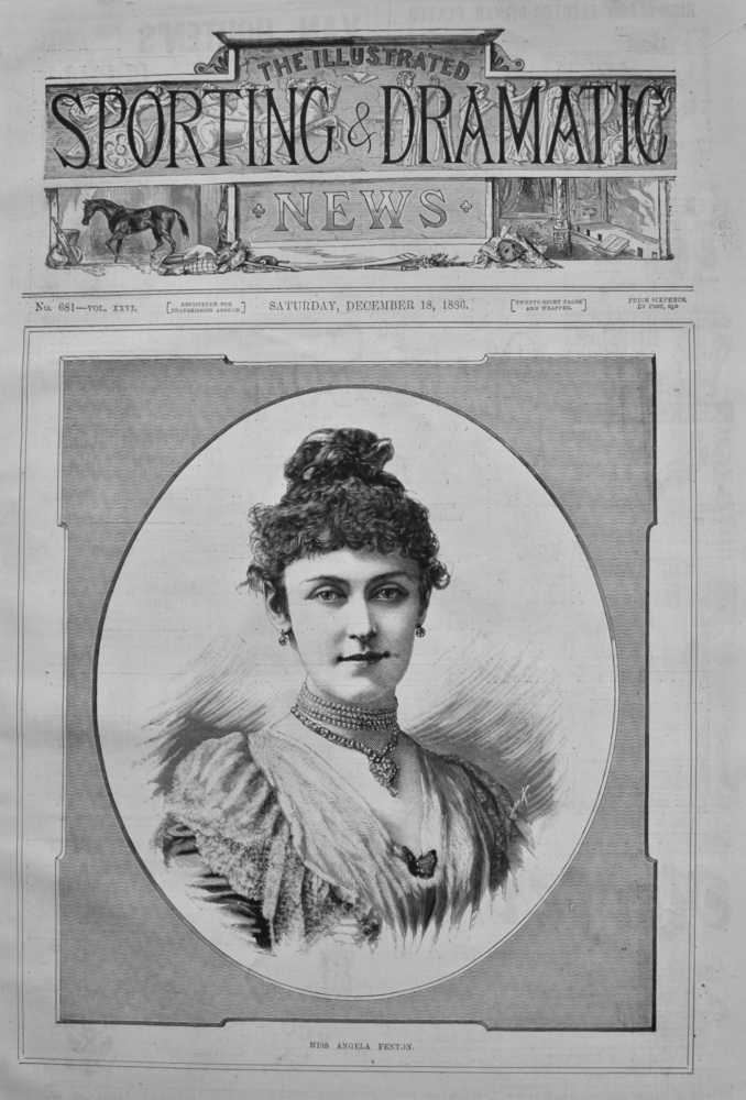 Miss Angela Fenton. 1886