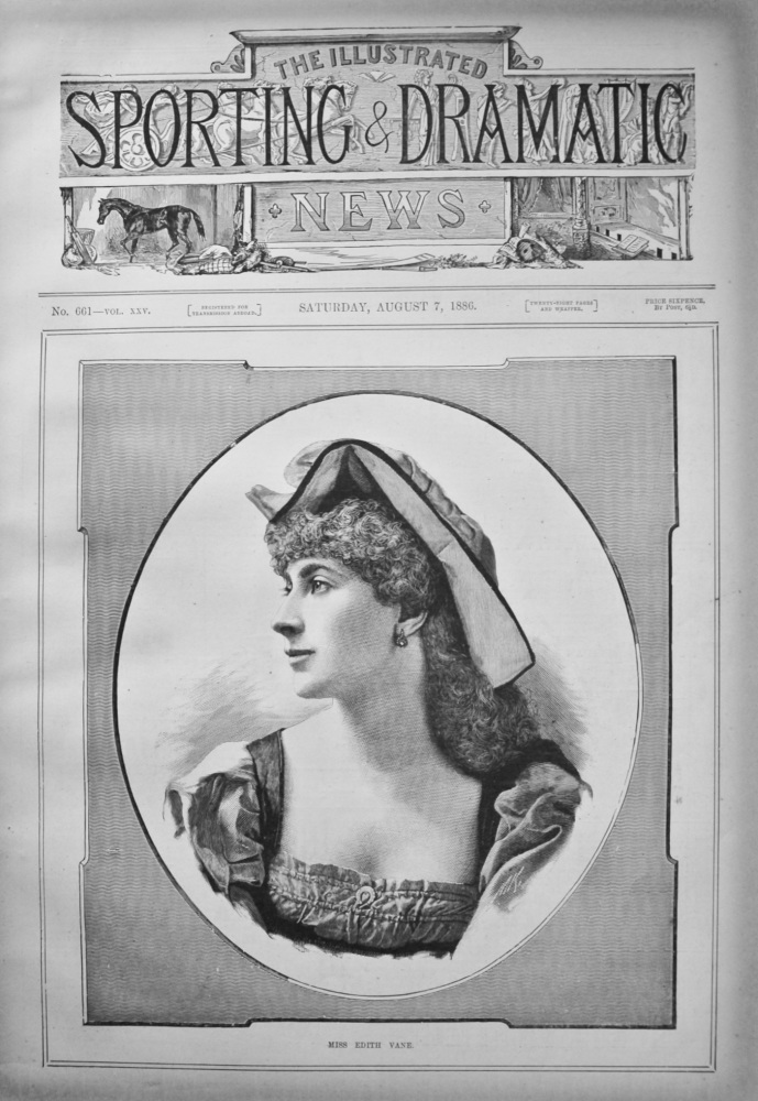 Miss Edith Vane. 1886