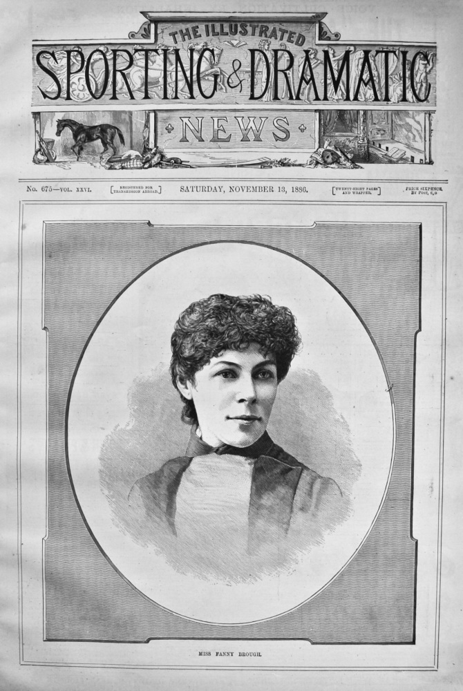 Miss Fanny Brough. 1886.