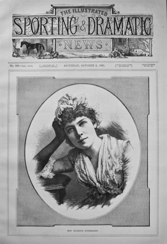 Miss Florence Sutherland. 1886