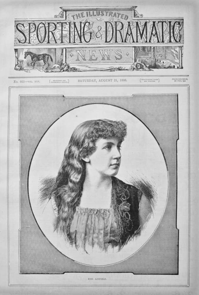 Miss Linfield. 1886